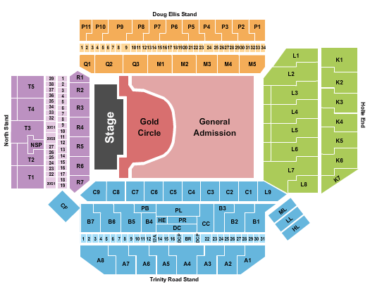 Villa Park Alice In Chains Seating Chart